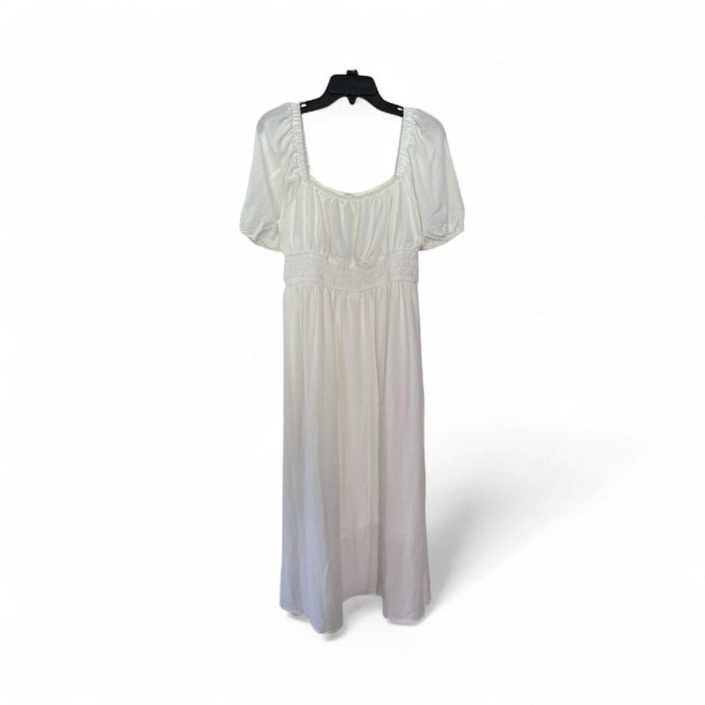 August Sky dress, white, size Large